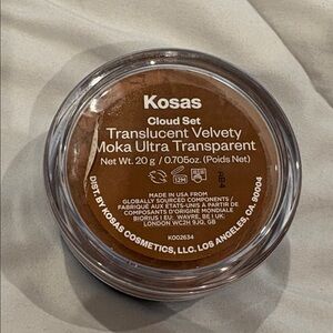 Kosas Cloud Set Powder in Moka Ultra Transparent